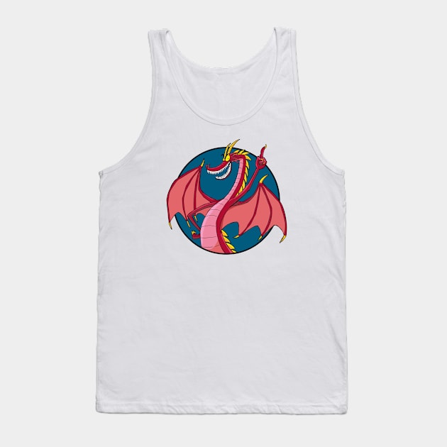 Hildegard Gretchwyrm in a circle Tank Top by Slack Wyrm